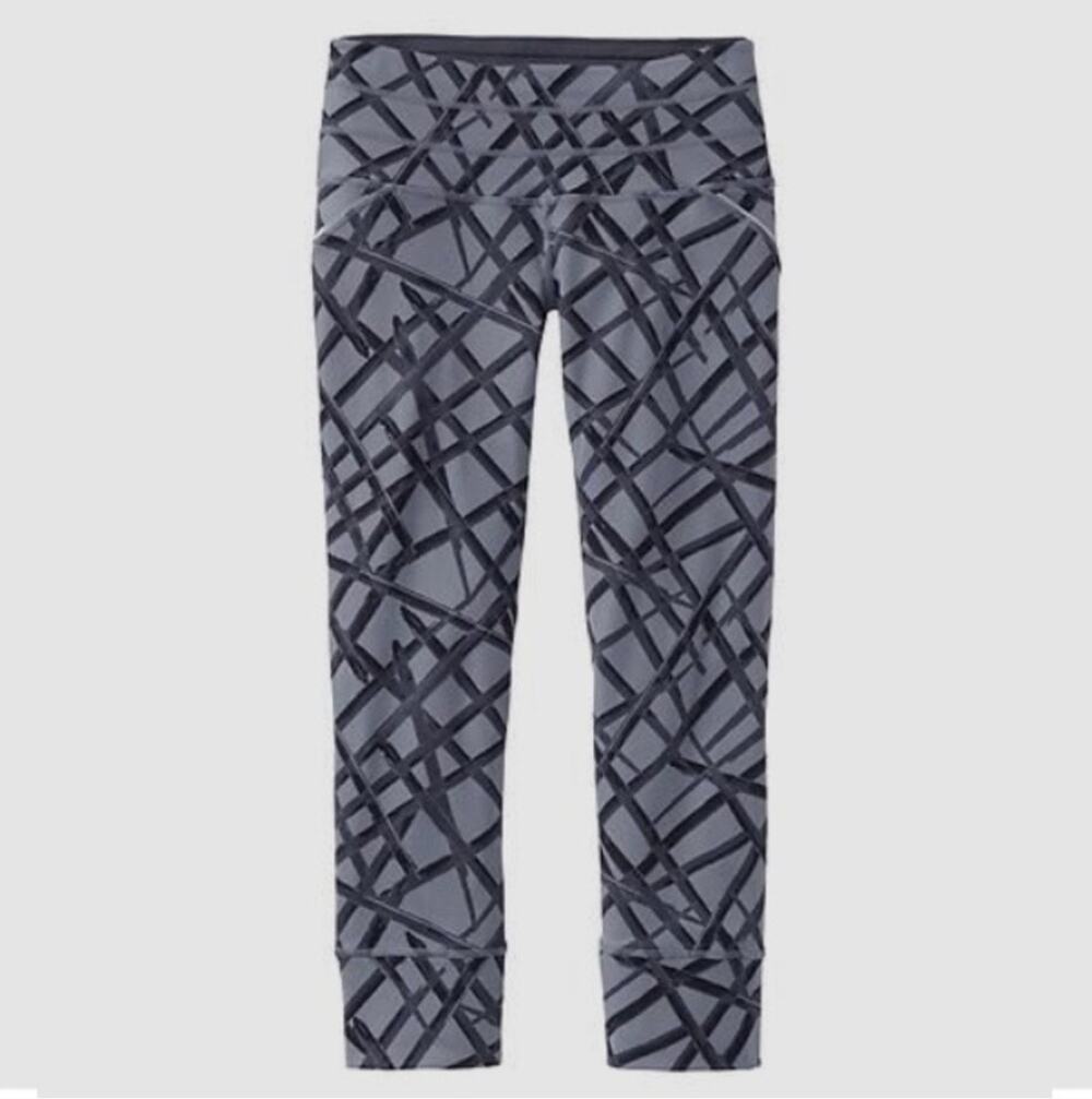 2/$15 Athleta Splash Relay Capri Leggings Flint Gray Size M